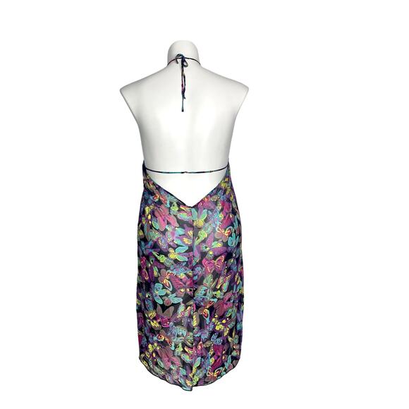 Victoria's Secret mesh sheer butterfly print nightgown swim coverup XS/S - Picture 3 of 4